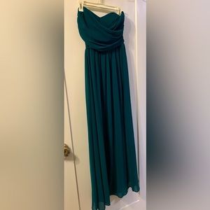 Lulus strapless prom dress/bridesmaid dress